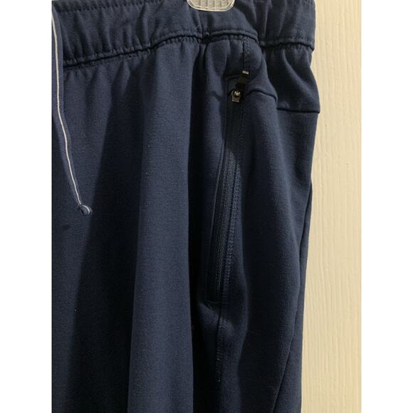 RUSSELL Athletic Men L36-38 Blue Drawstring Zip Side Pocket Active Pants (R) - Picture 5 of 6